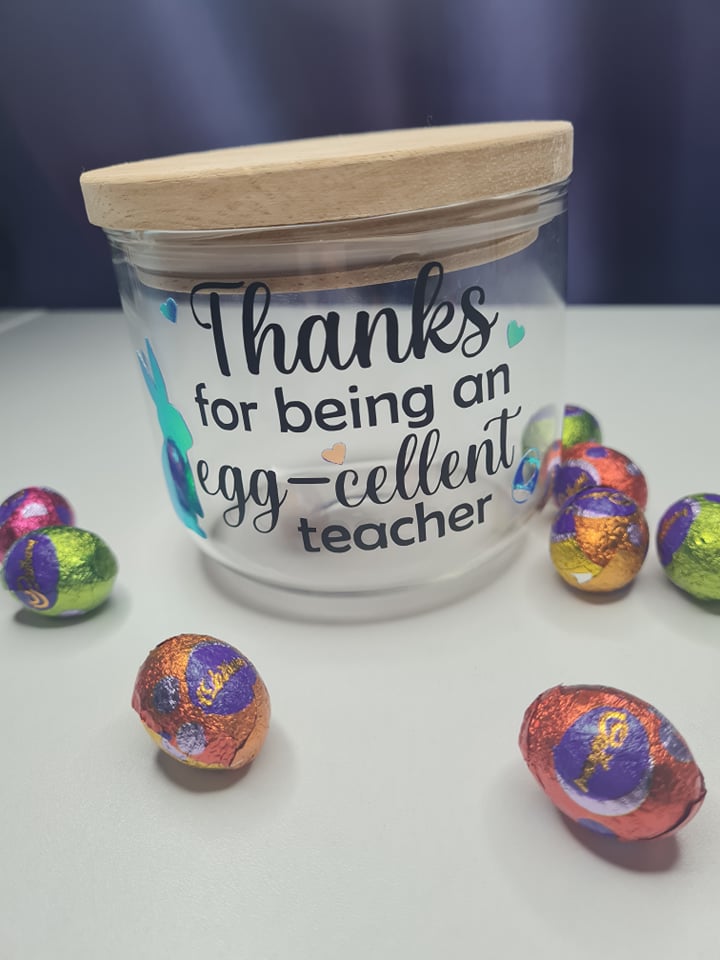 Egg-Cellent Teacher Easter Jar
