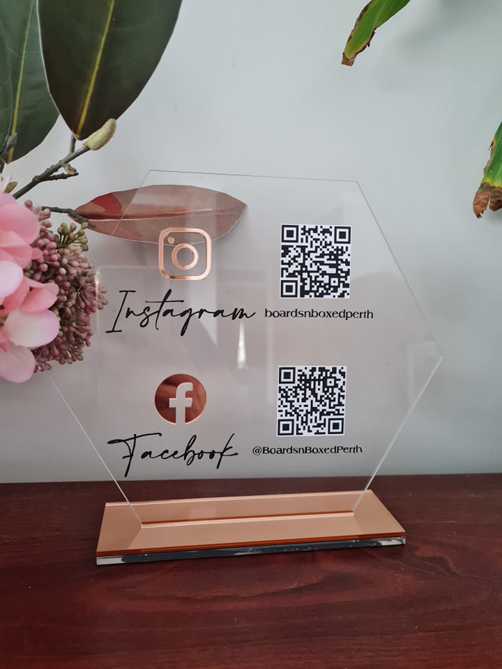Social Media Advertising Sign