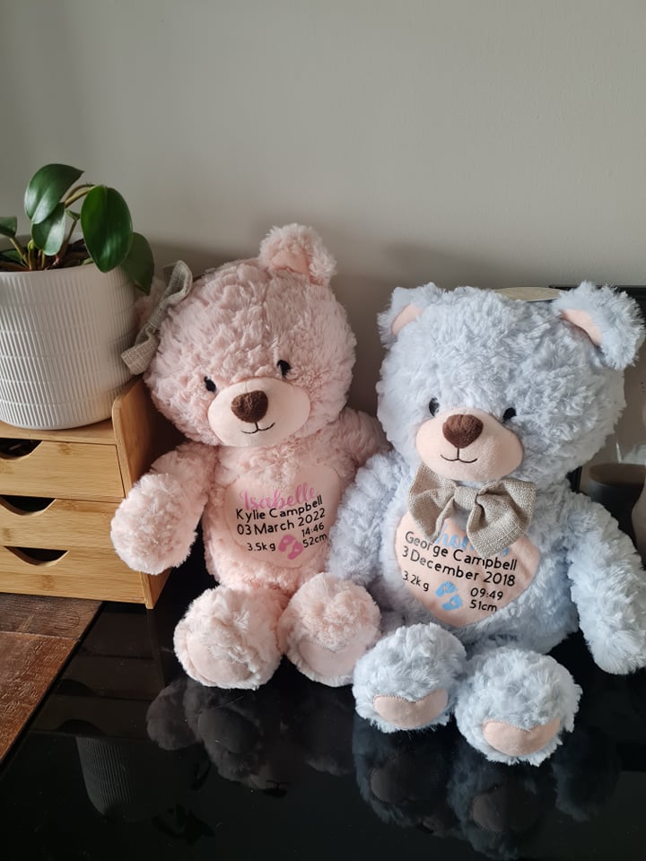 Baby Birth Detail Teddy Bears