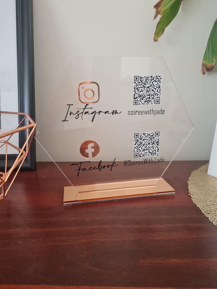 Social Media Advertising Sign
