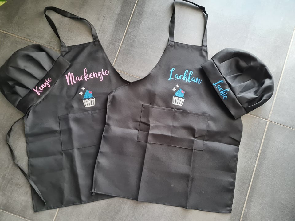 Kids Apron + Hat