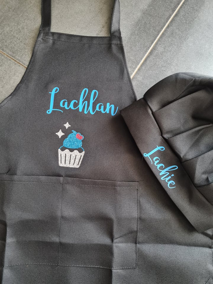 Kids Apron + Hat