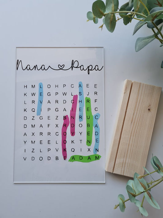 Family Word Search