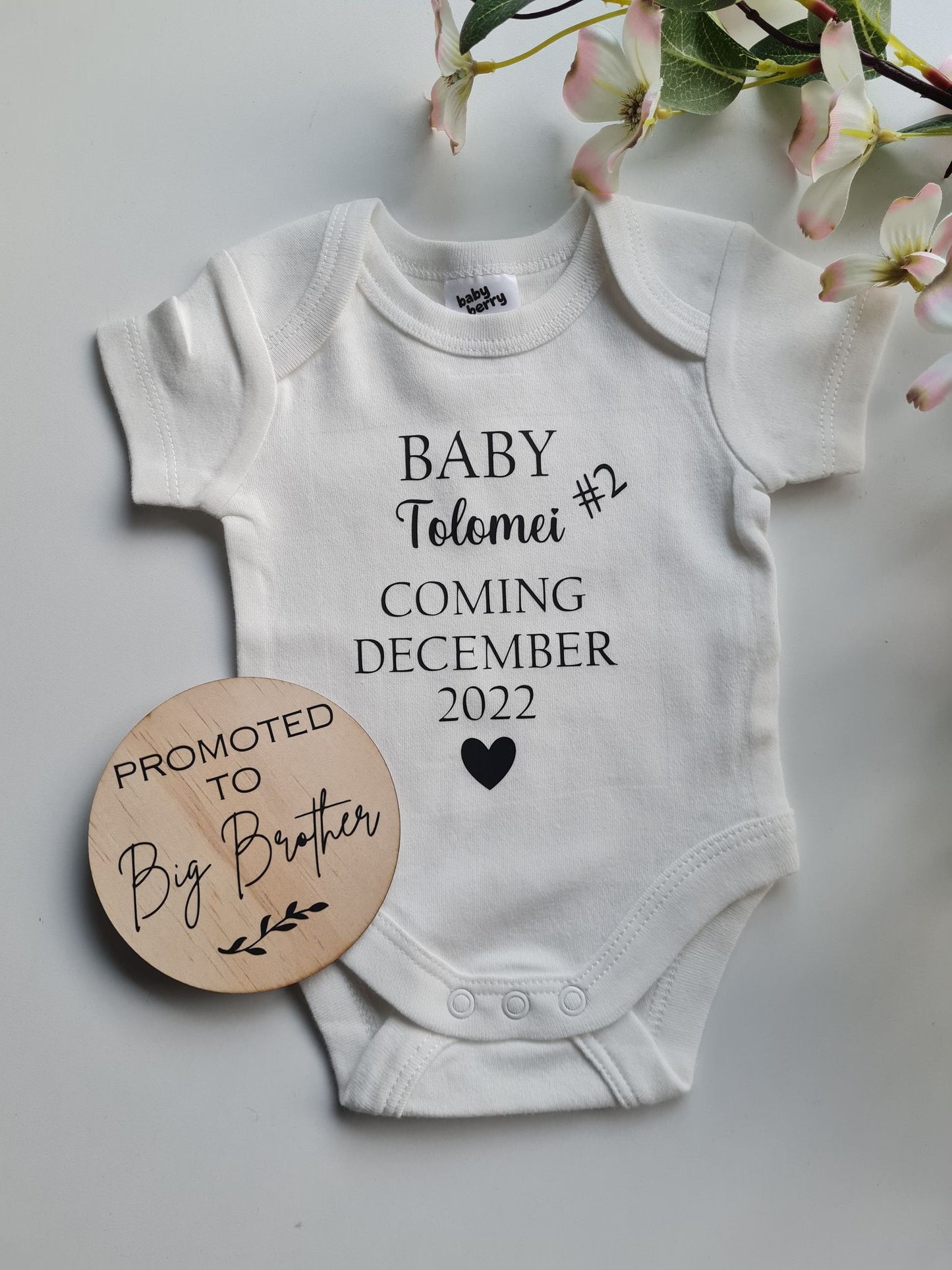 Baby #2 Coming Onesie