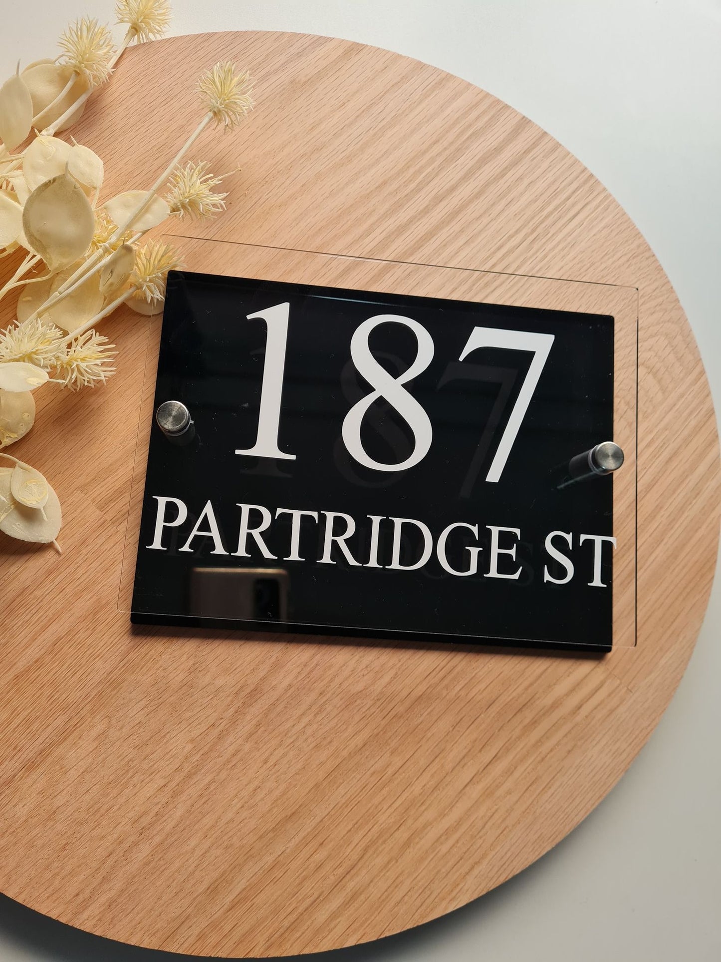 House Address Sign - Design 1