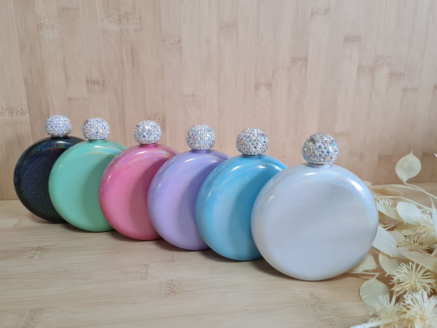 Round Diamond Flasks