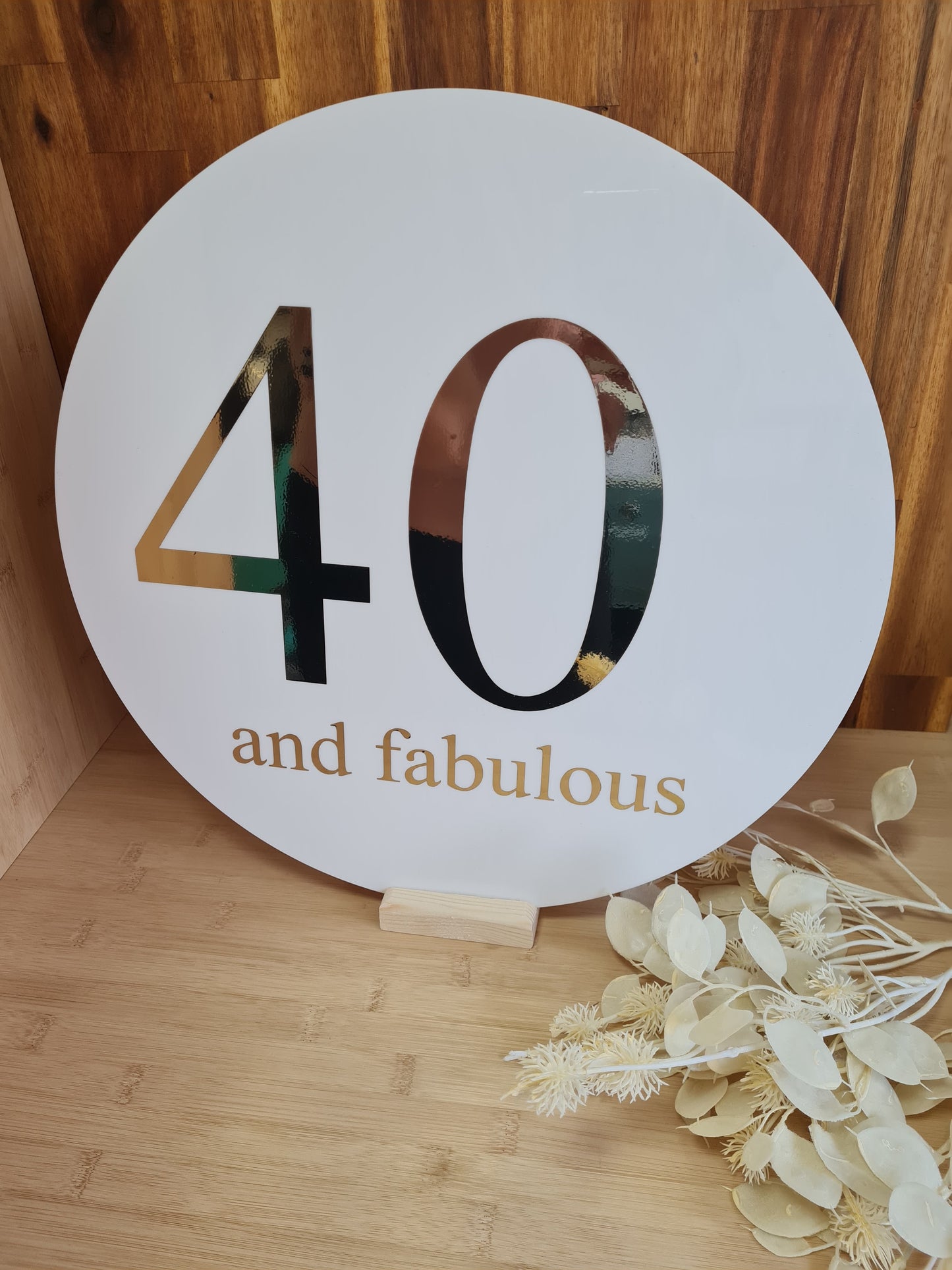 Fabulous "Age" Round Sign