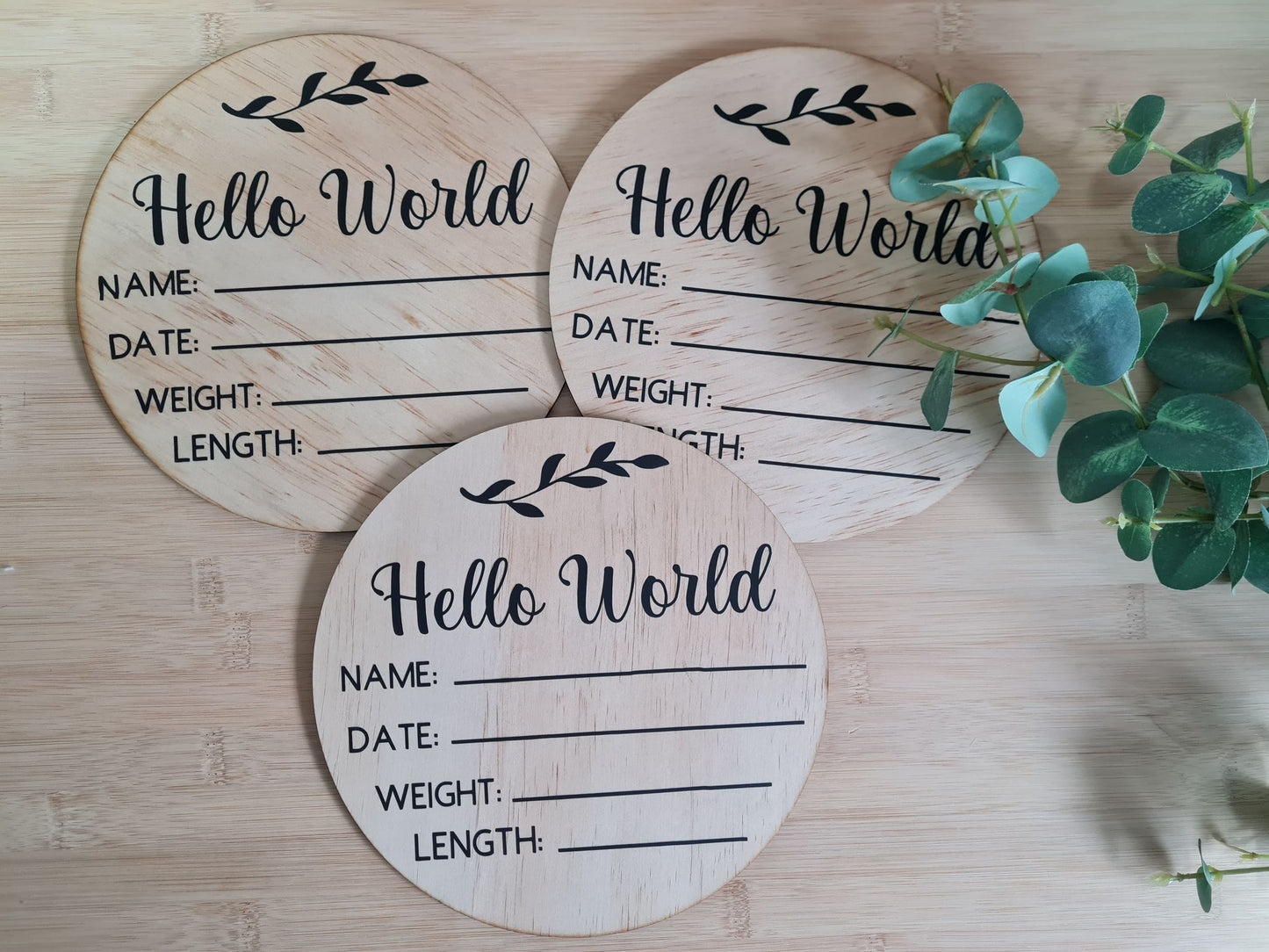 Hello World Plaque