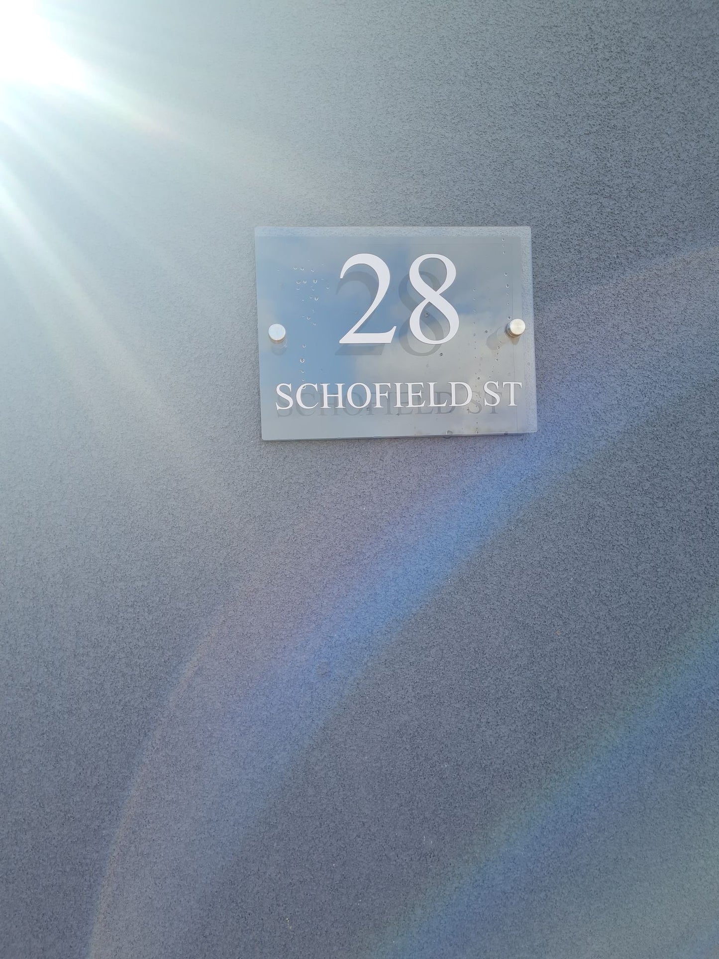 House Address Sign - Design 1