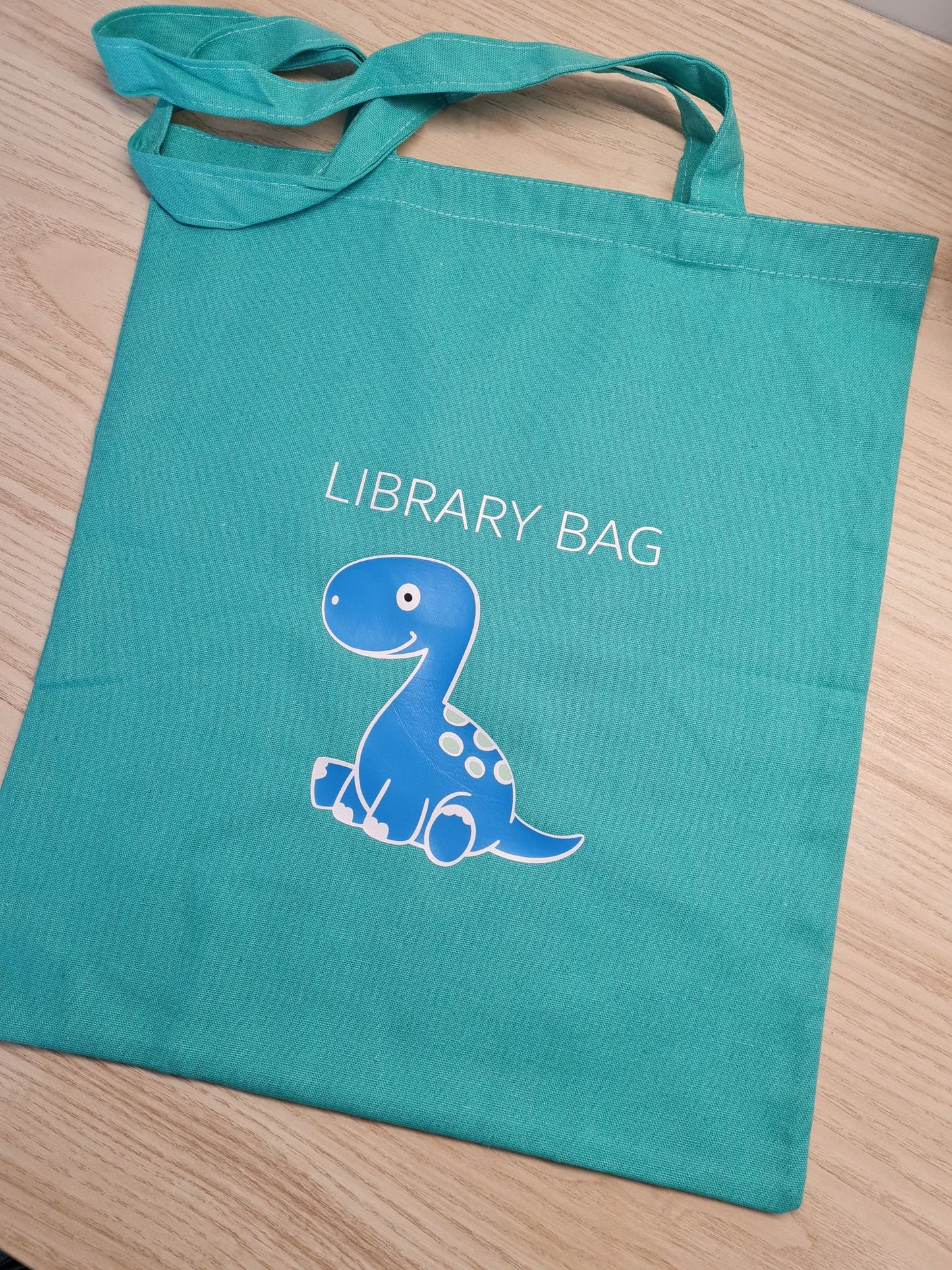 Dinosaur Library Bag