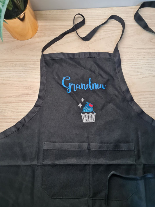 Adult Apron (Matching to kids apron + hat)