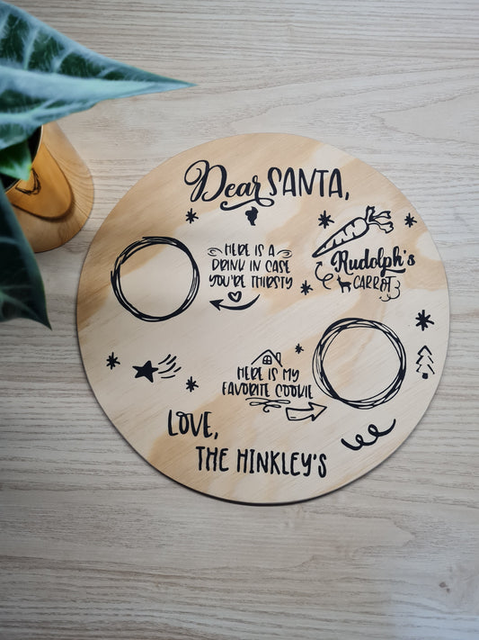 Dear Santa Treat Board