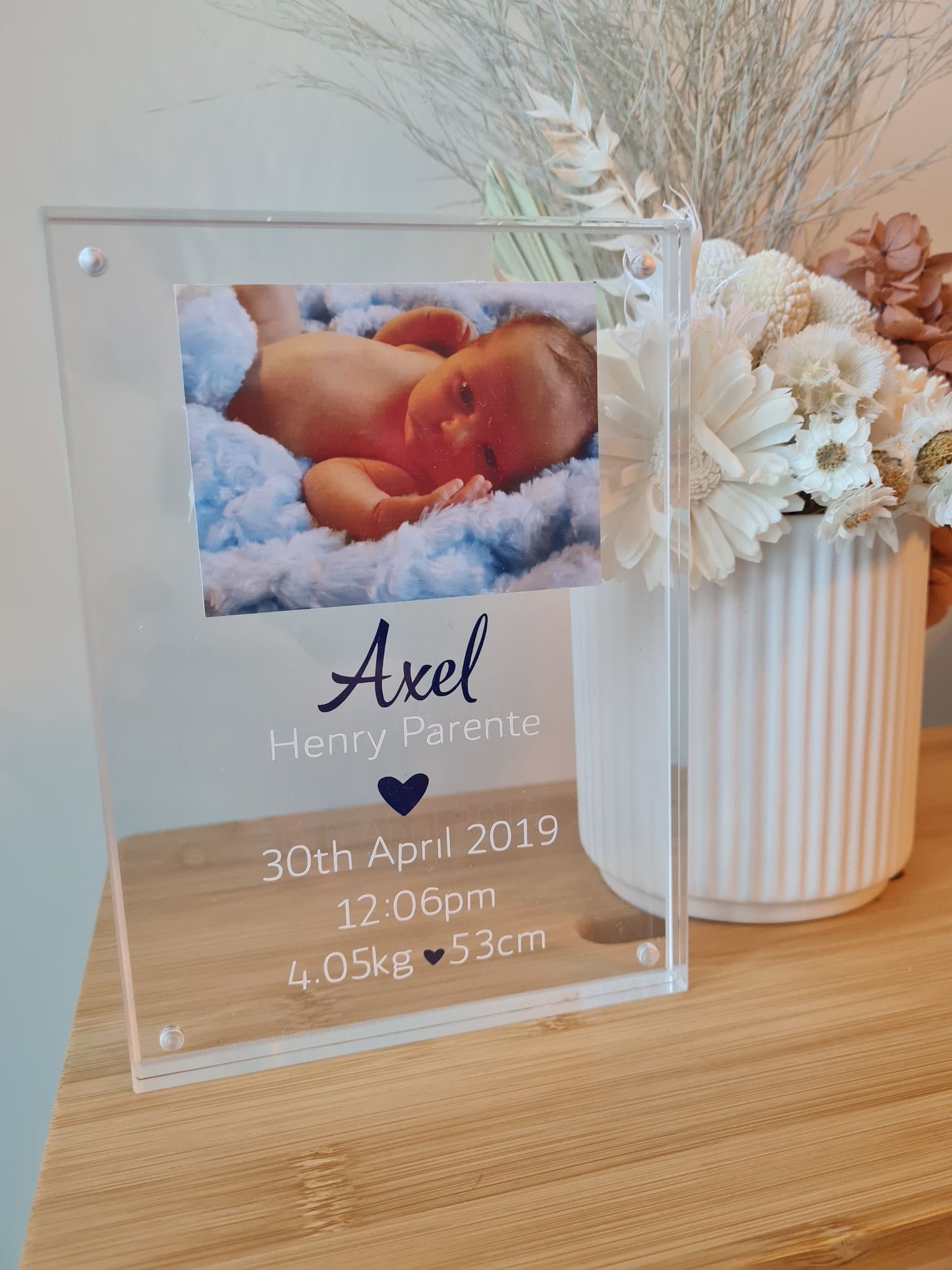 Birth Stat Frame