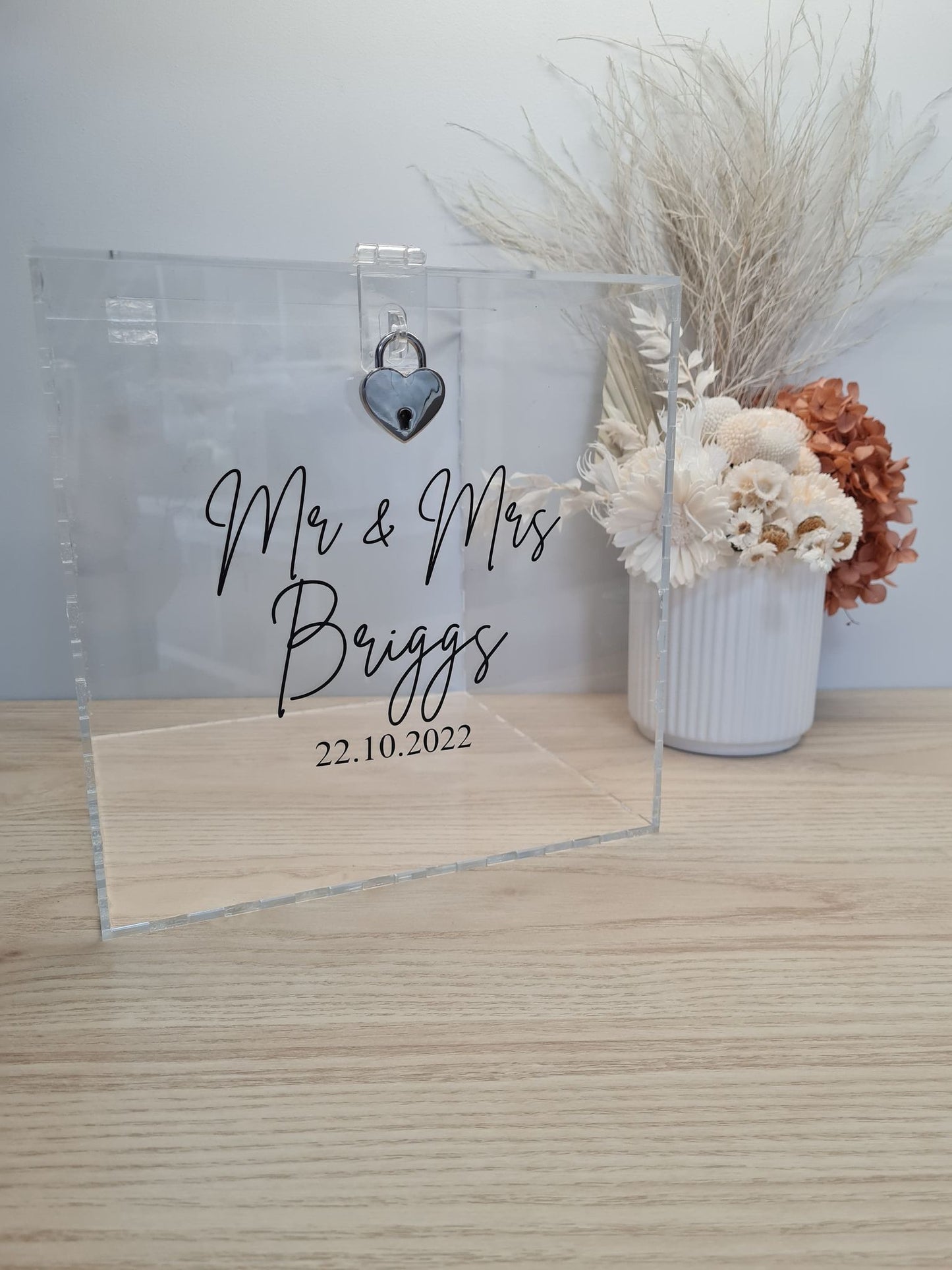 Mr and Mrs Wishing Well Stickers/ Decal