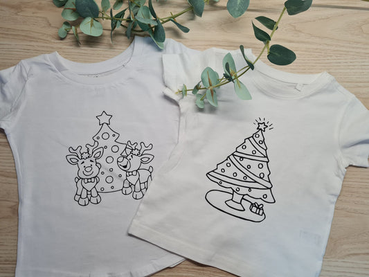 Christmas Colour and Wash T-shirt