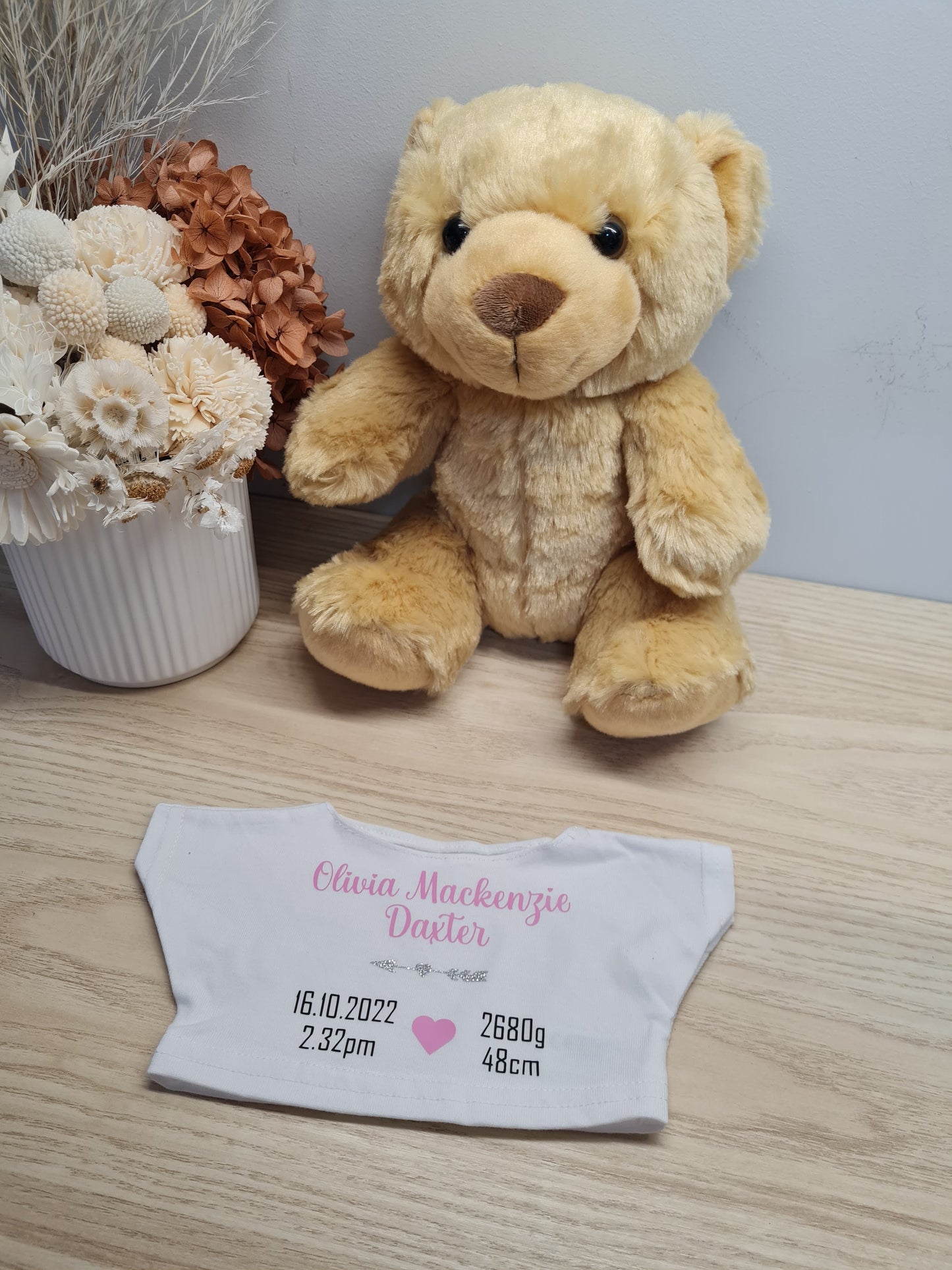 Babies Birth Details Teddy Bears