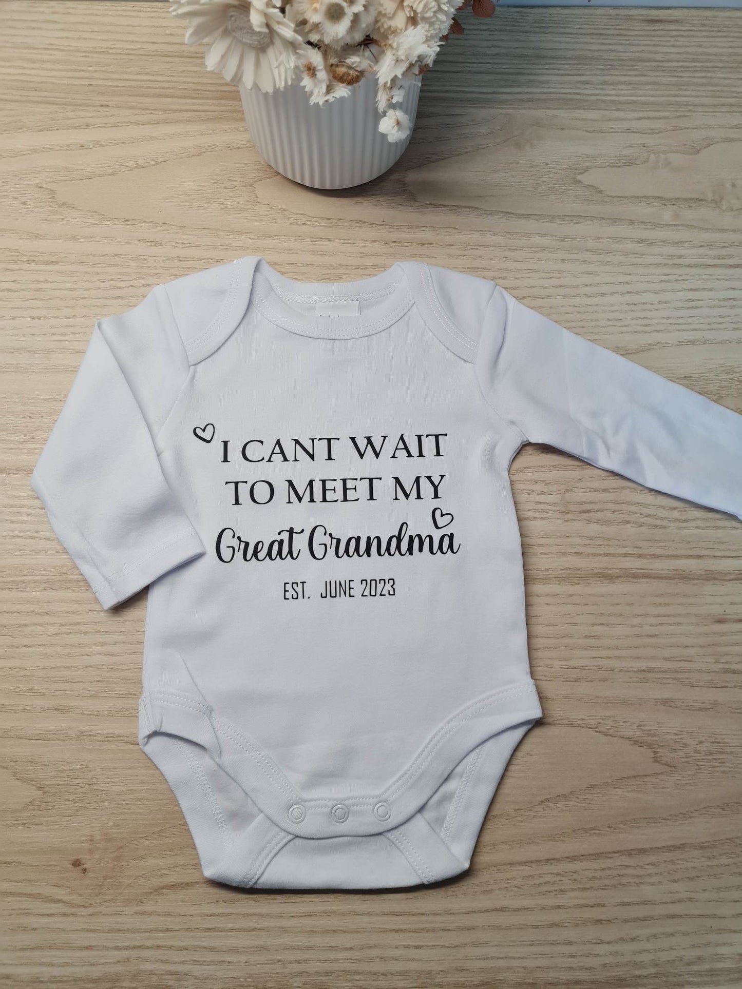 Can't Wait Onesie