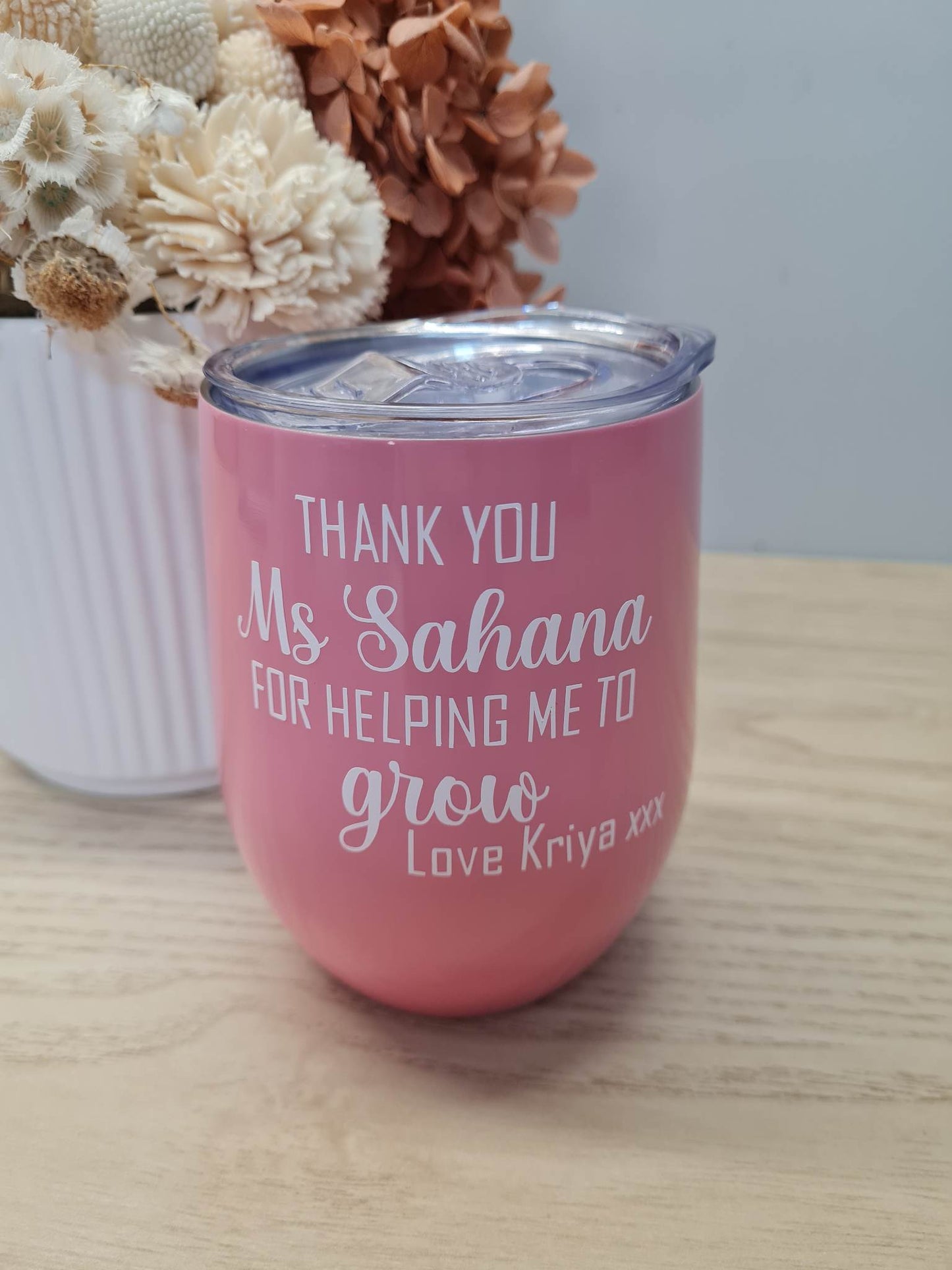 Thank you for helping me Grow Tumbler Tumbler