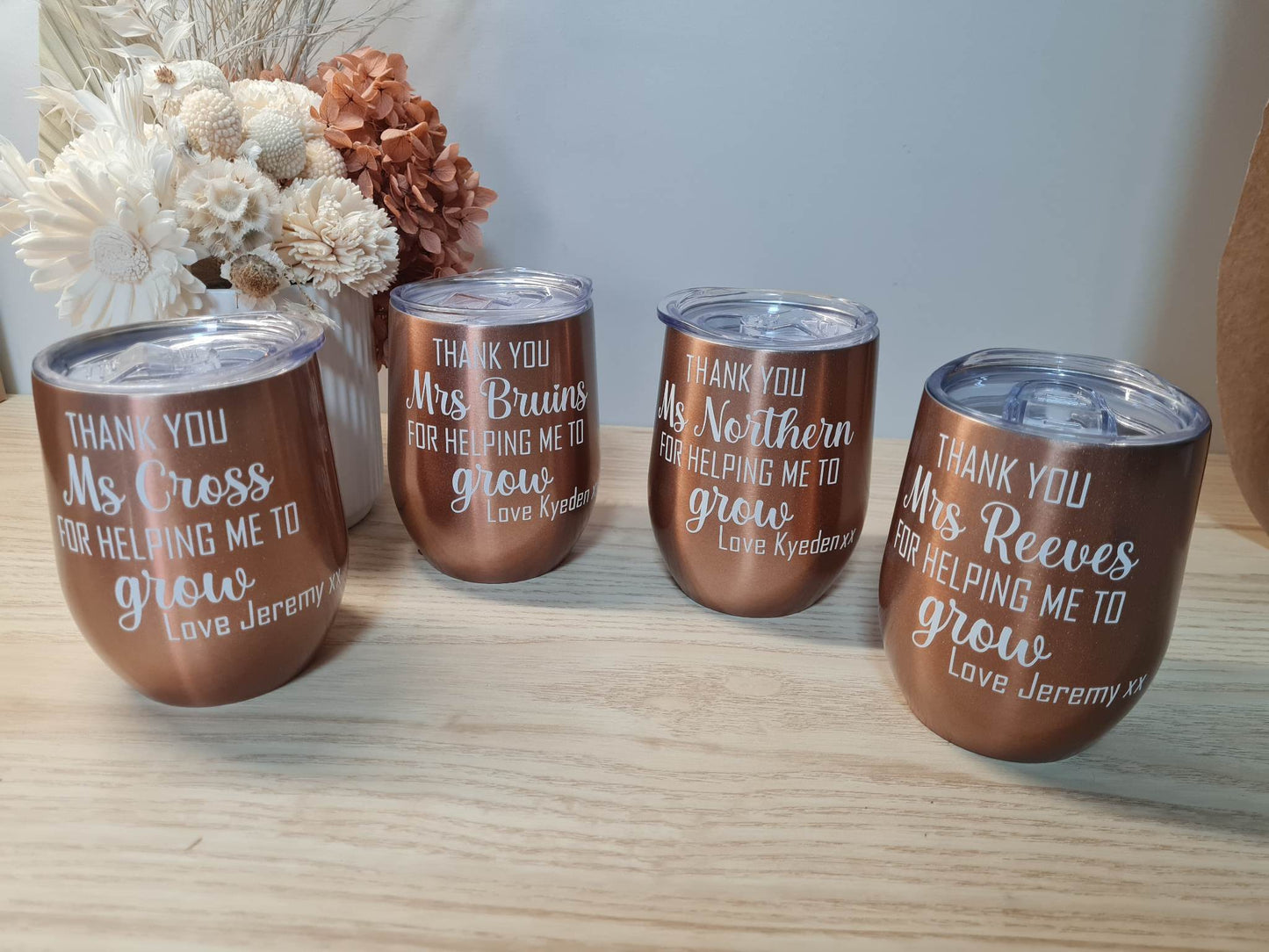 Thank you for helping me Grow Tumbler Tumbler
