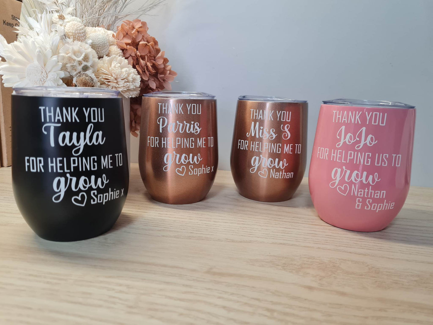 Thank you for helping me Grow Tumbler Tumbler