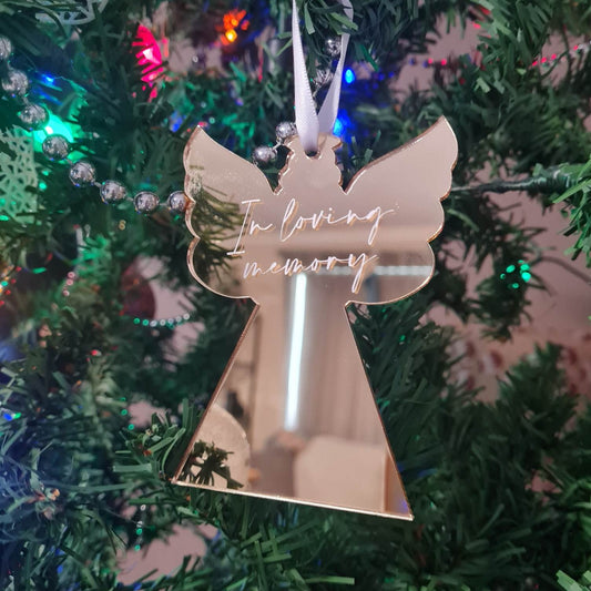 In Loving Memory Angel Bauble