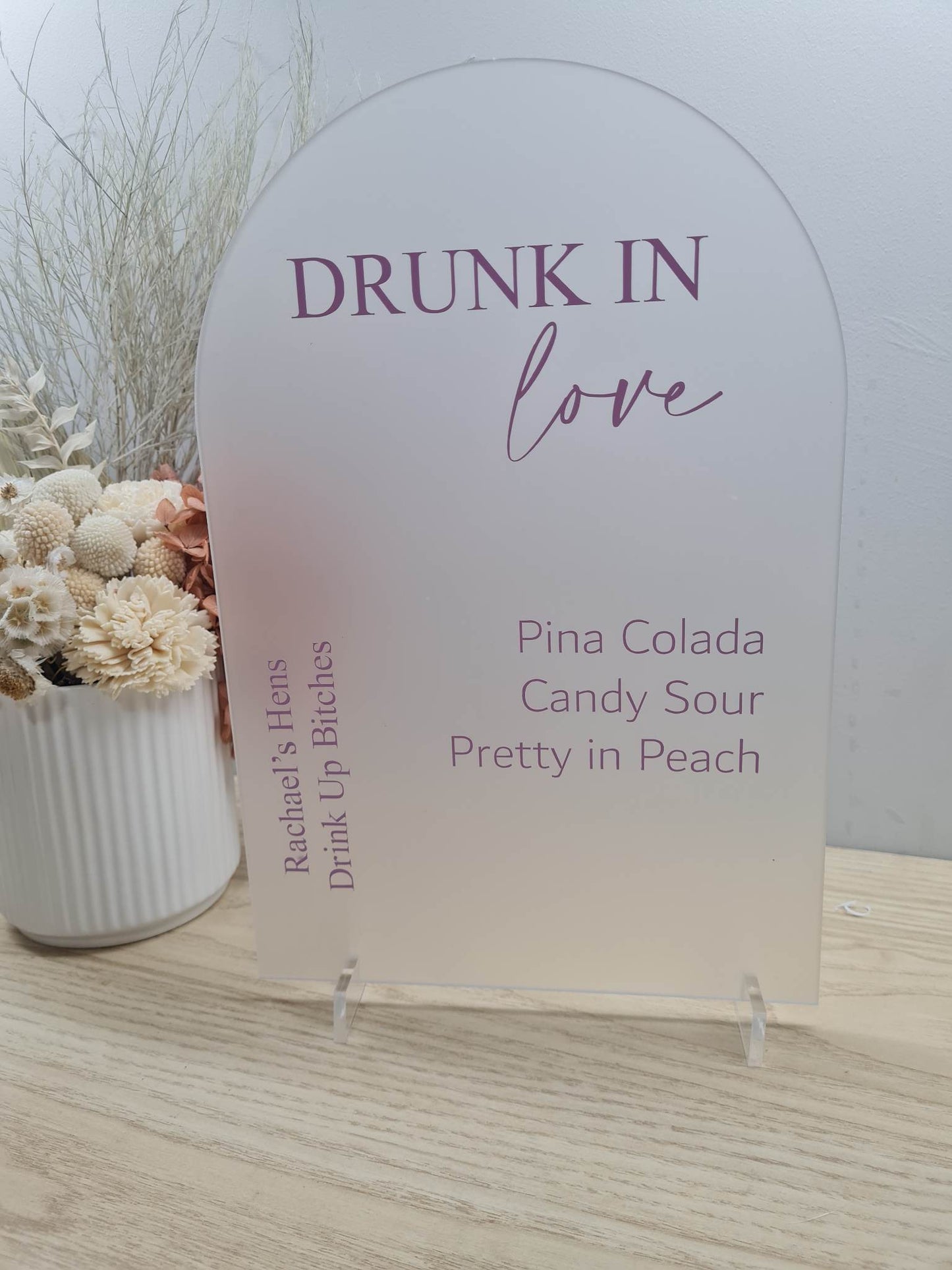 Drunk in Love Drink List