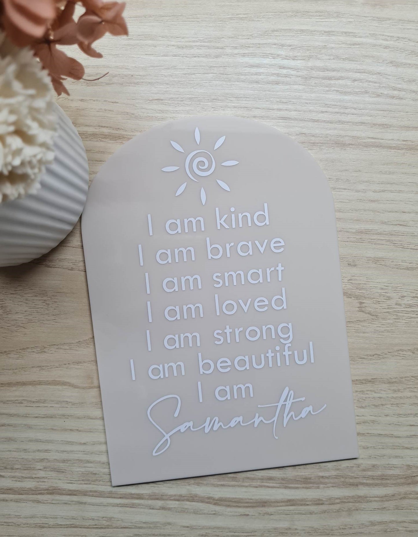 Affirmation Plaque - Sun