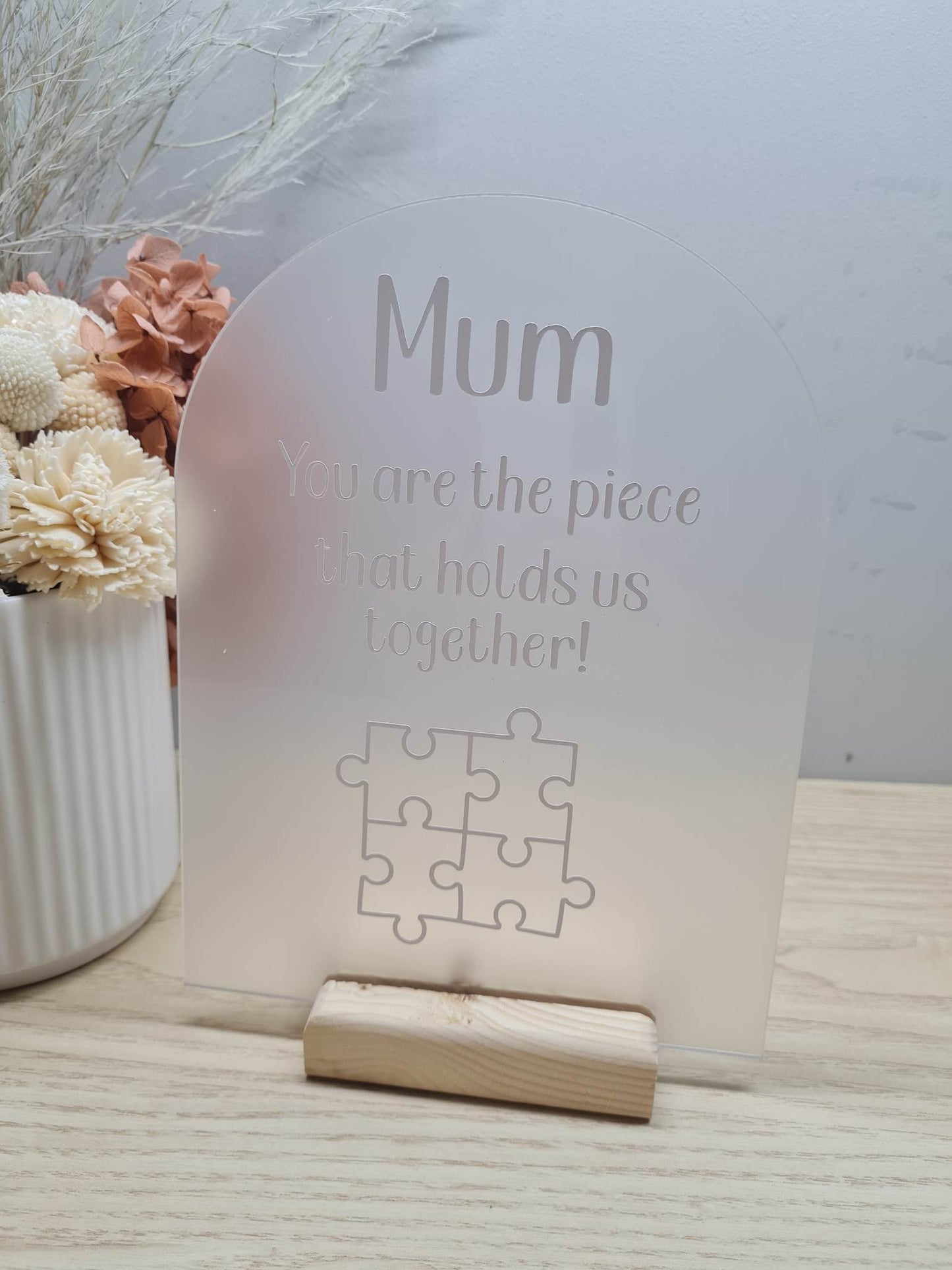 Piece that Holds us Together Plaque