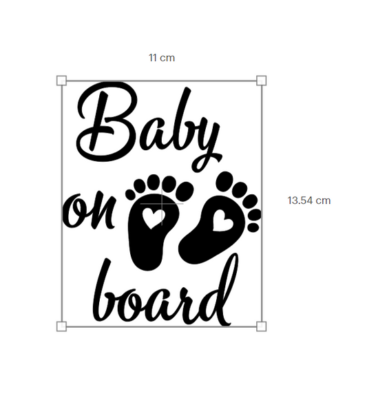 Baby on Board Decal v1