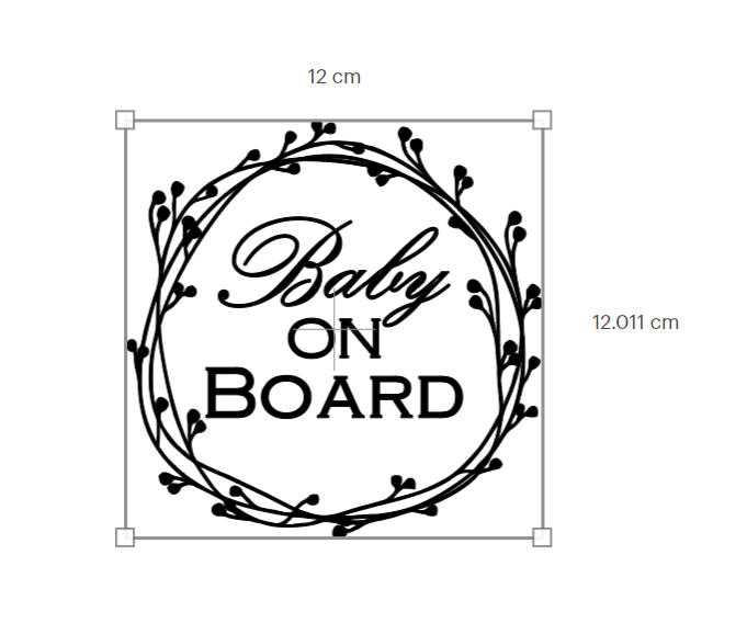Baby on Board Decal v2