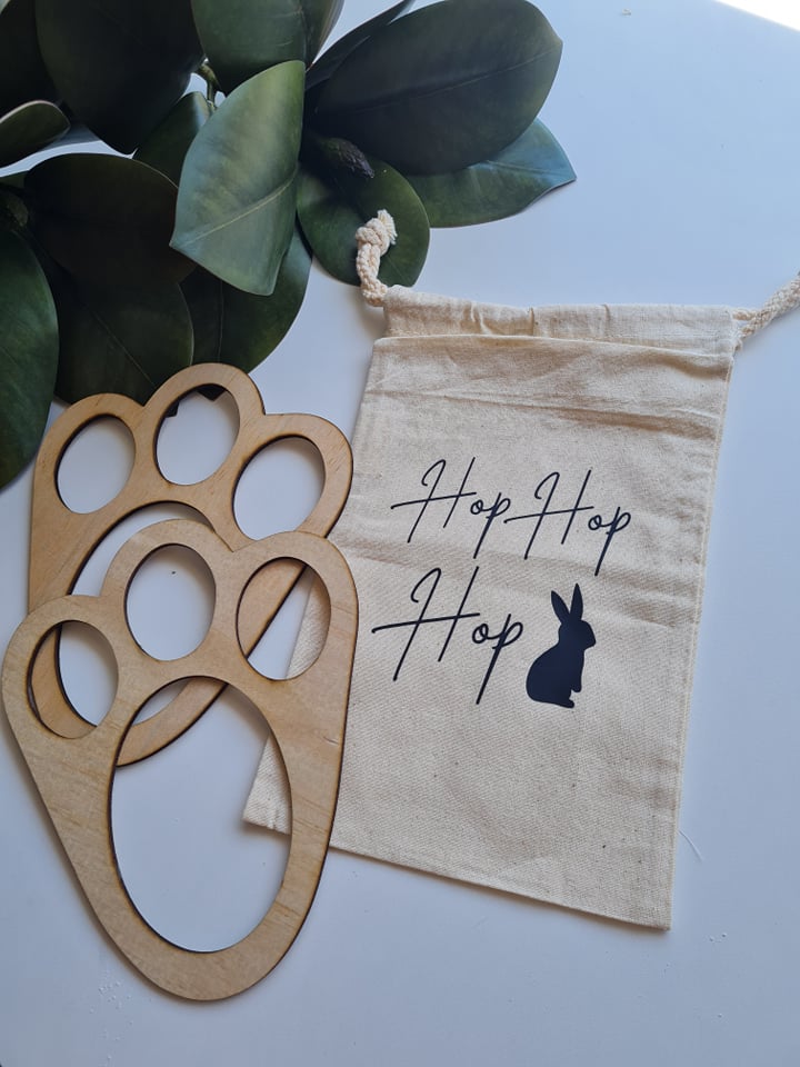 Easter Bunny Feet With Bag