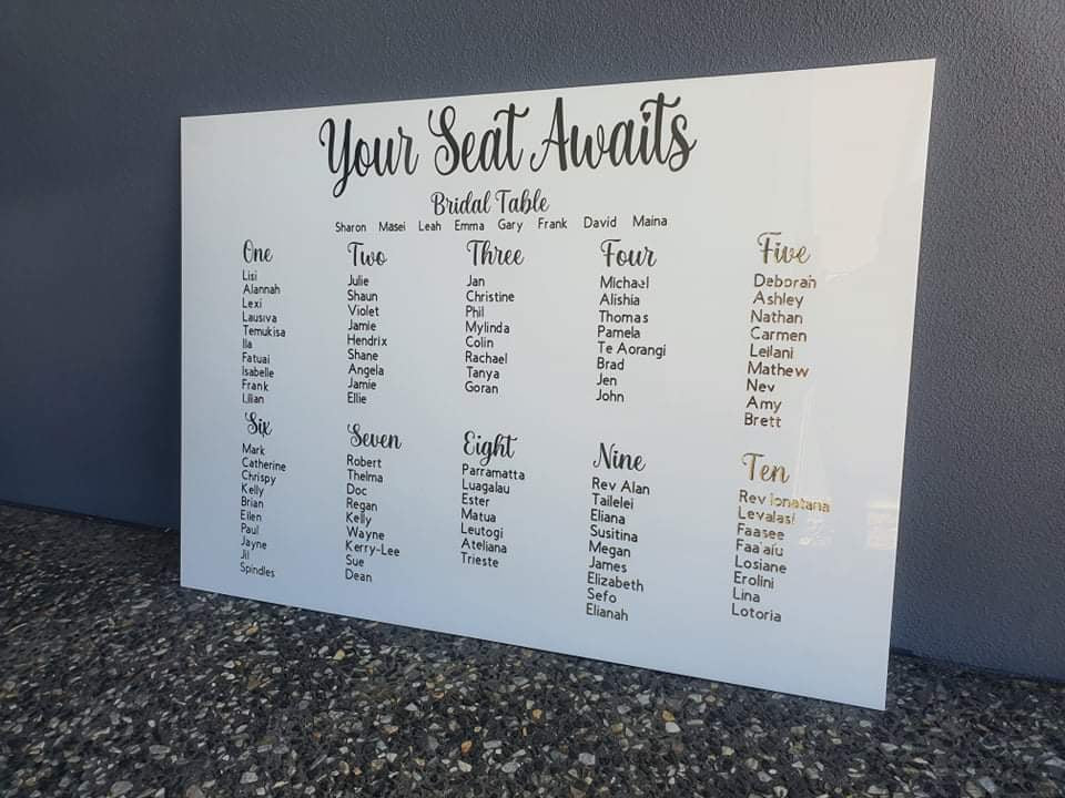 Seating Plans