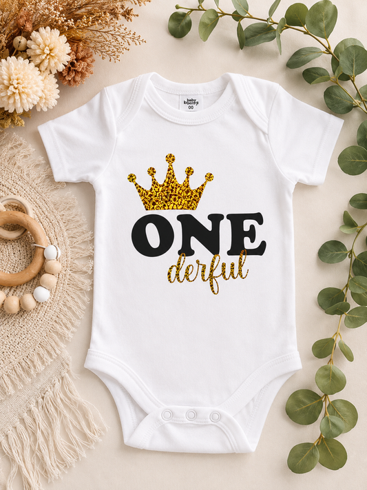 ONEderful First Birthday Onesie