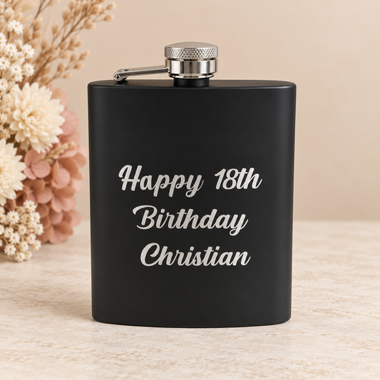 Personalised Birthday Hip Flask