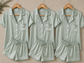 Personalised Satin Short Set Pyjamas