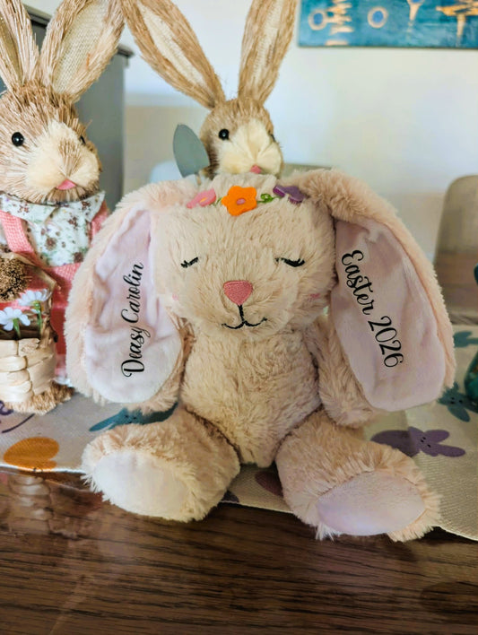 Easter Plush Bunny Beige