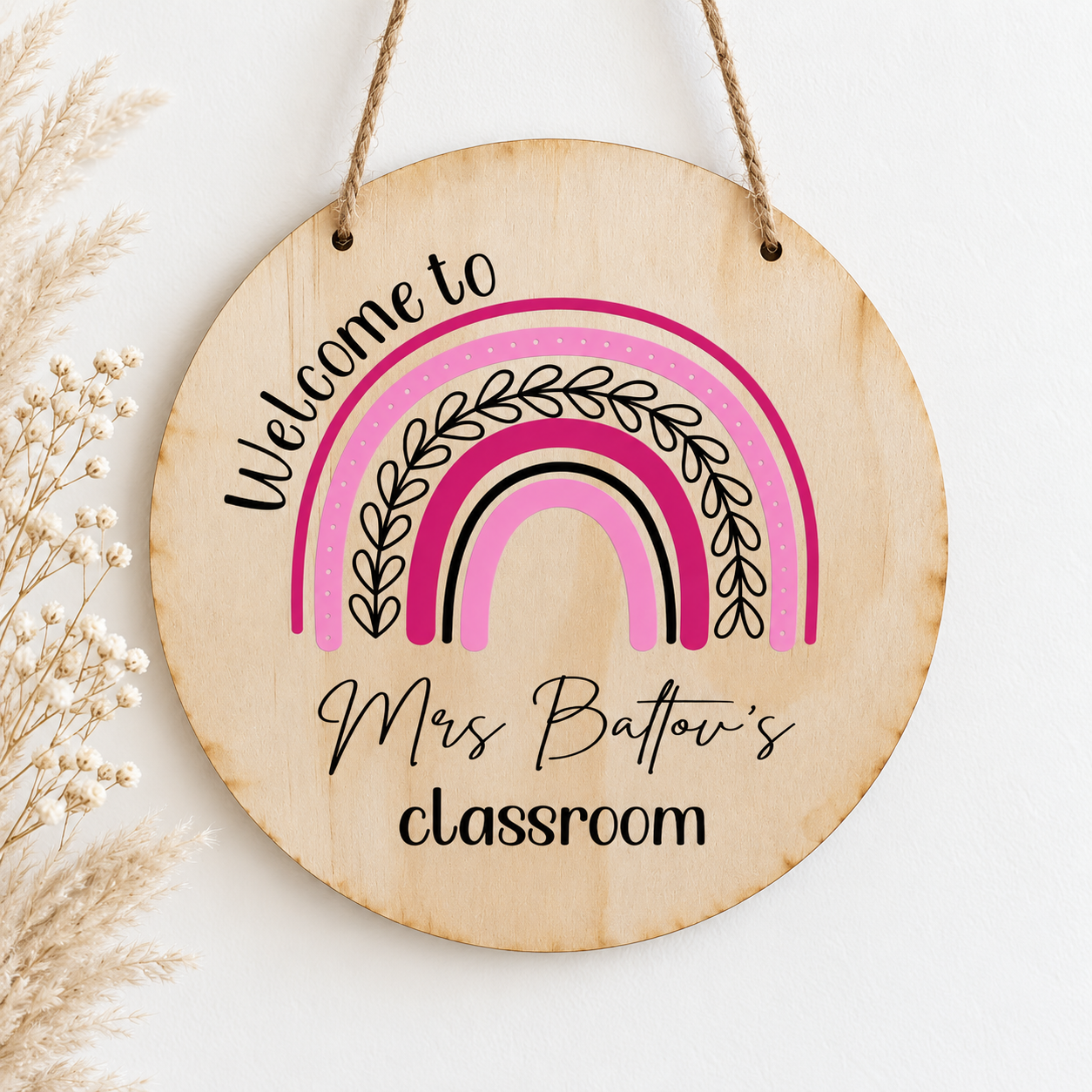 Personalised Teacher Classroom Door Sign