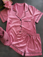 Personalised Satin Short Set Pyjamas