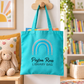 Personalised Rainbow Library Bag