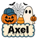 Personalised Halloween Trick or Treat Tote Bag
