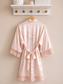 Personalised Satin Lace Robe