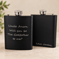 Will You Be My Godfather? Hip Flask