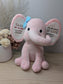 Baby Birth Detail Elephant - Pink
