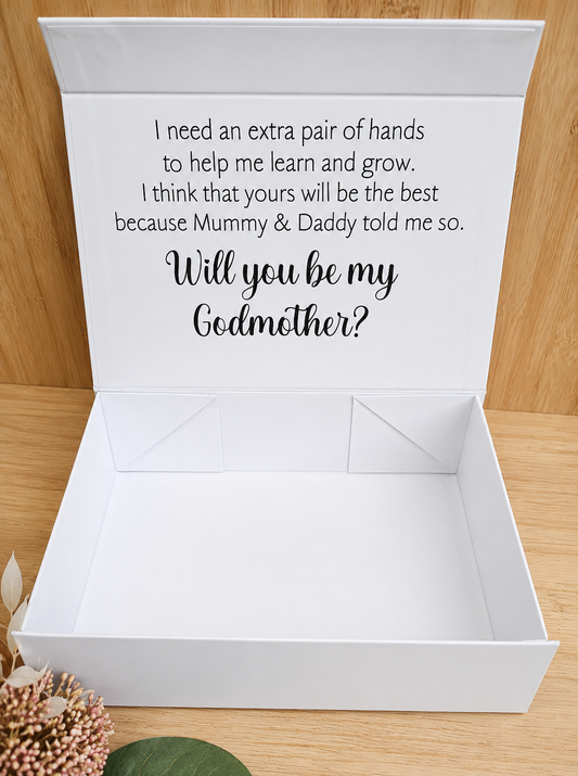 Will You Be My Godmother? Poem Magnetic Gift Box