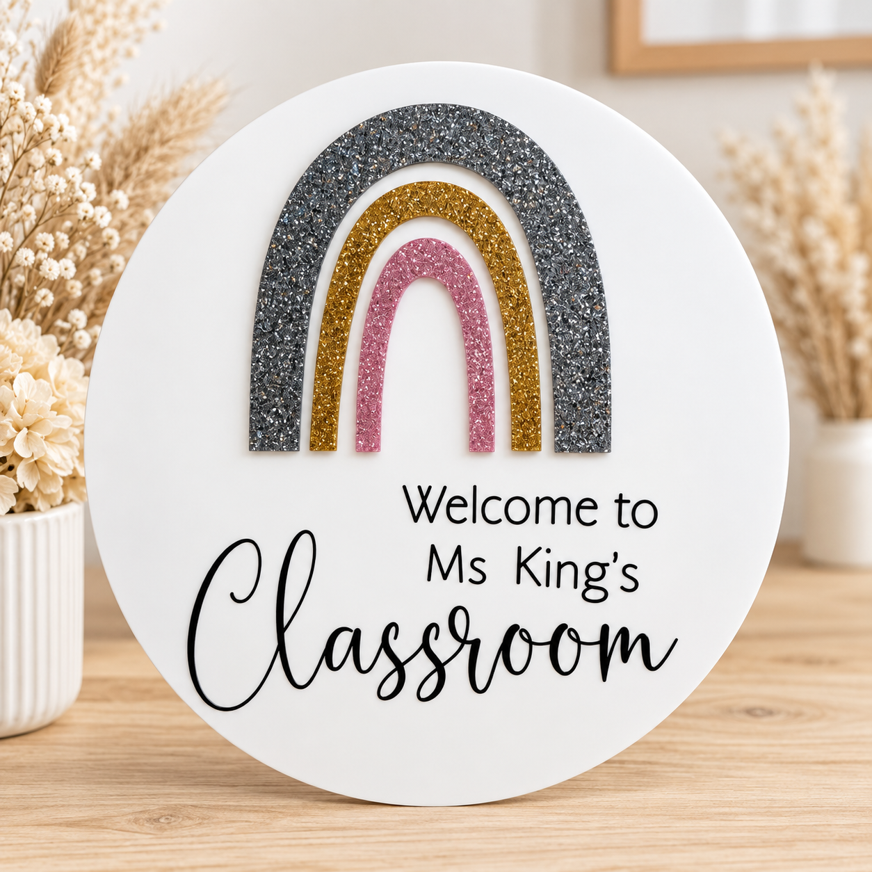 Personalised Teacher Classroom Door Sign