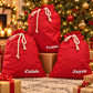 Personalised Santa Sack – Corner Name Design