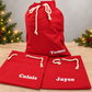 Personalised Santa Sack – Corner Name Design