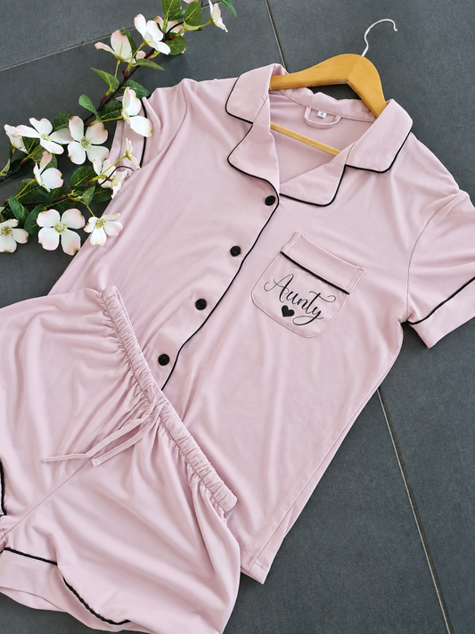 Personalised Jersey PJ Short Set