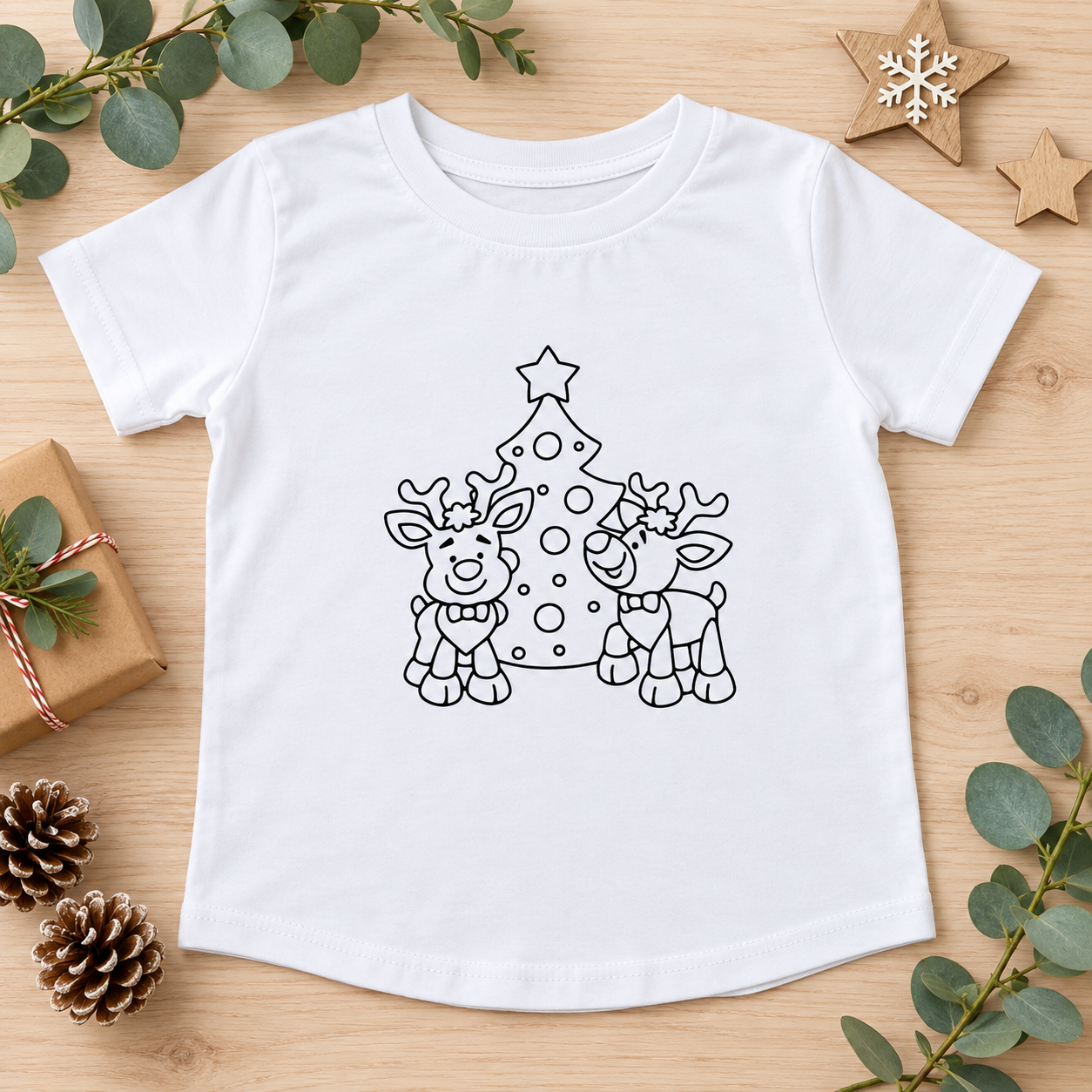 Christmas Colour & Wash T-Shirt
