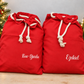 Personalised Santa Sack – Corner Name Design